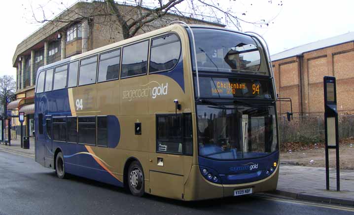 Stagecoach gold Gloucester Scania Enviro400 15523